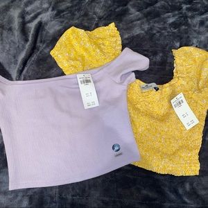 Hollister tops 2 pack
